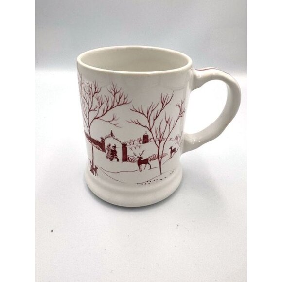 NWT Juliska Country Estate Winter Frolic 4pc Place Setting (Chip on mug!) - Picture 4 of 15